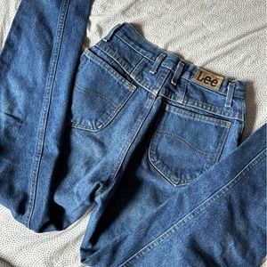 Vintage high waisted Lee jeans